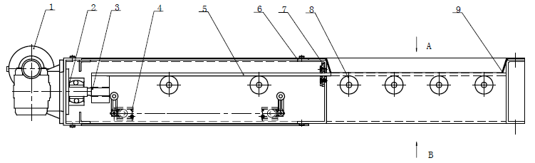 TZMD電動閘門結(jié)構(gòu)示意如圖 TZMD電動閘門結(jié)構(gòu)示意如圖
